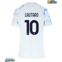 Inter Milan Lautaro Martinez #10 Bortedrakt Dame 2025-26 Kortermet